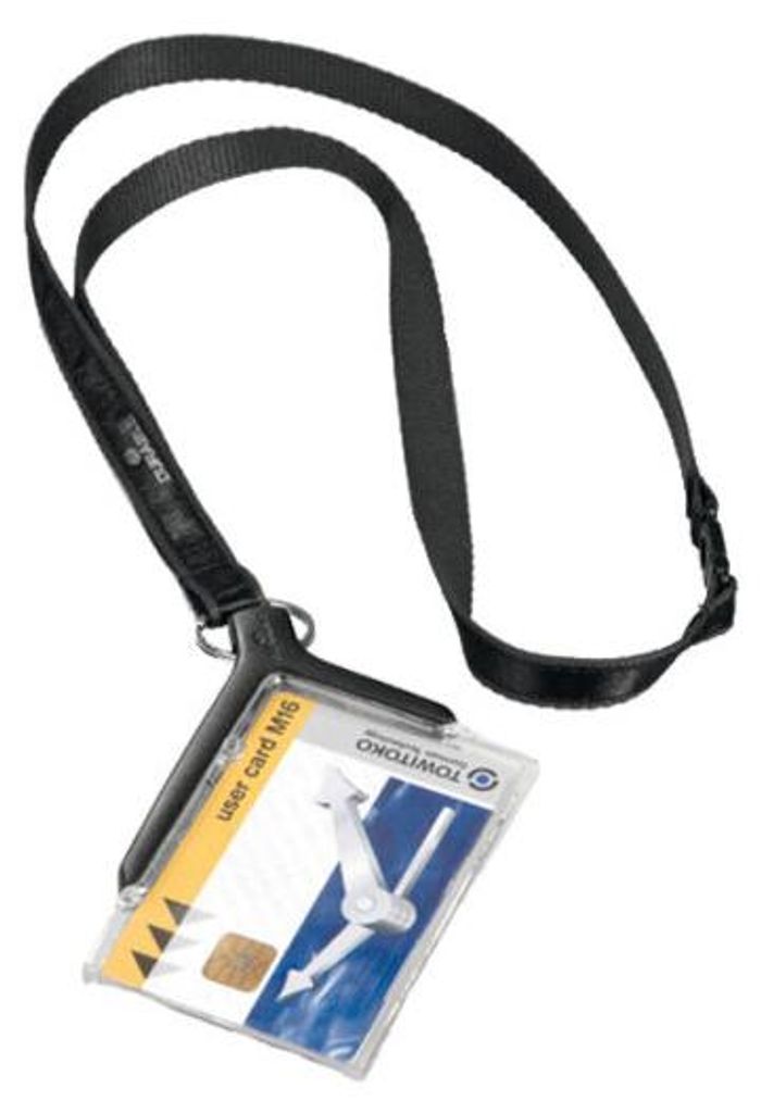 DURABLE Ausweishalter mit Textilband für 1 Karte,820758 Produktbild 