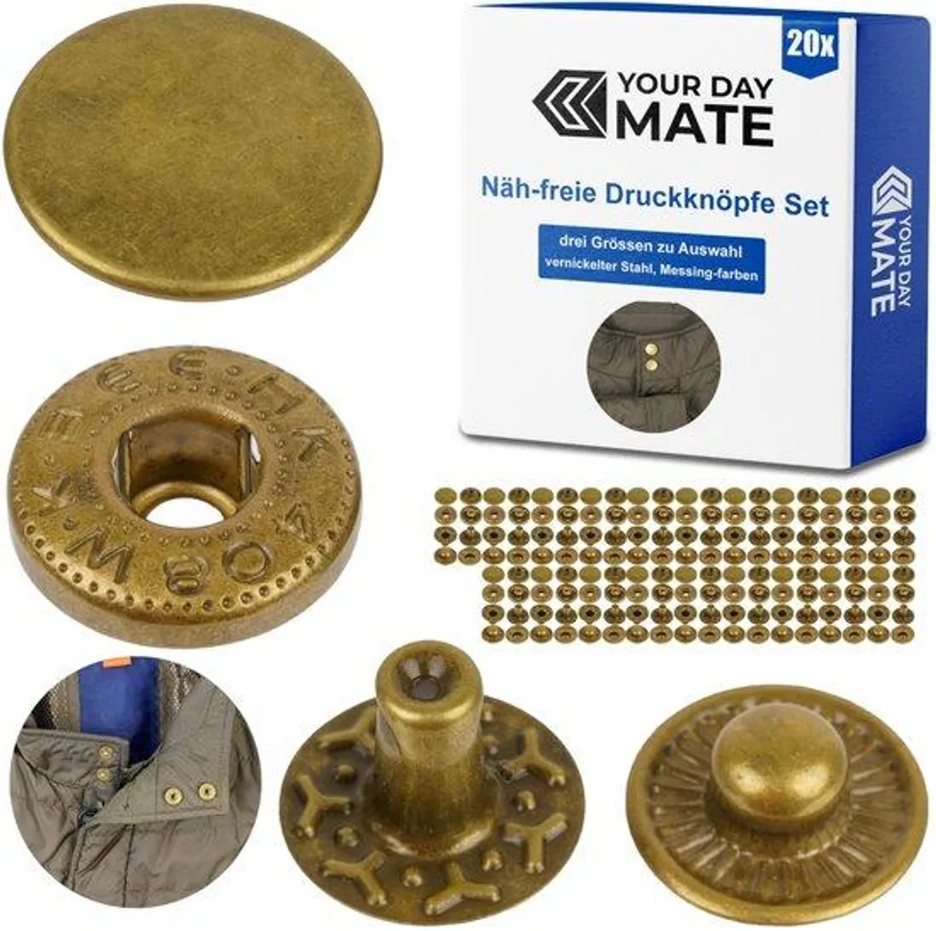 Chevilles de réparation pour couture Ø 10 mm en bronze lot de 20 unités