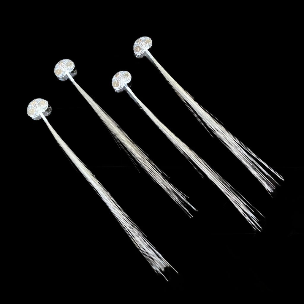 4er-Set LED Party Haarsträhnen mit leuchtenden Glasfasern Produktbild 6