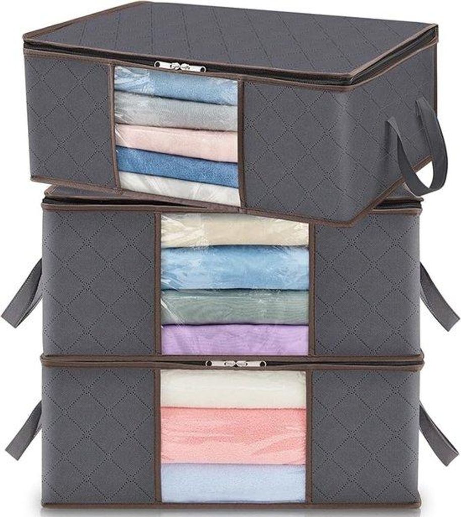Kleiderbox \ Opvougbare Kleiderbox aus Stoff
