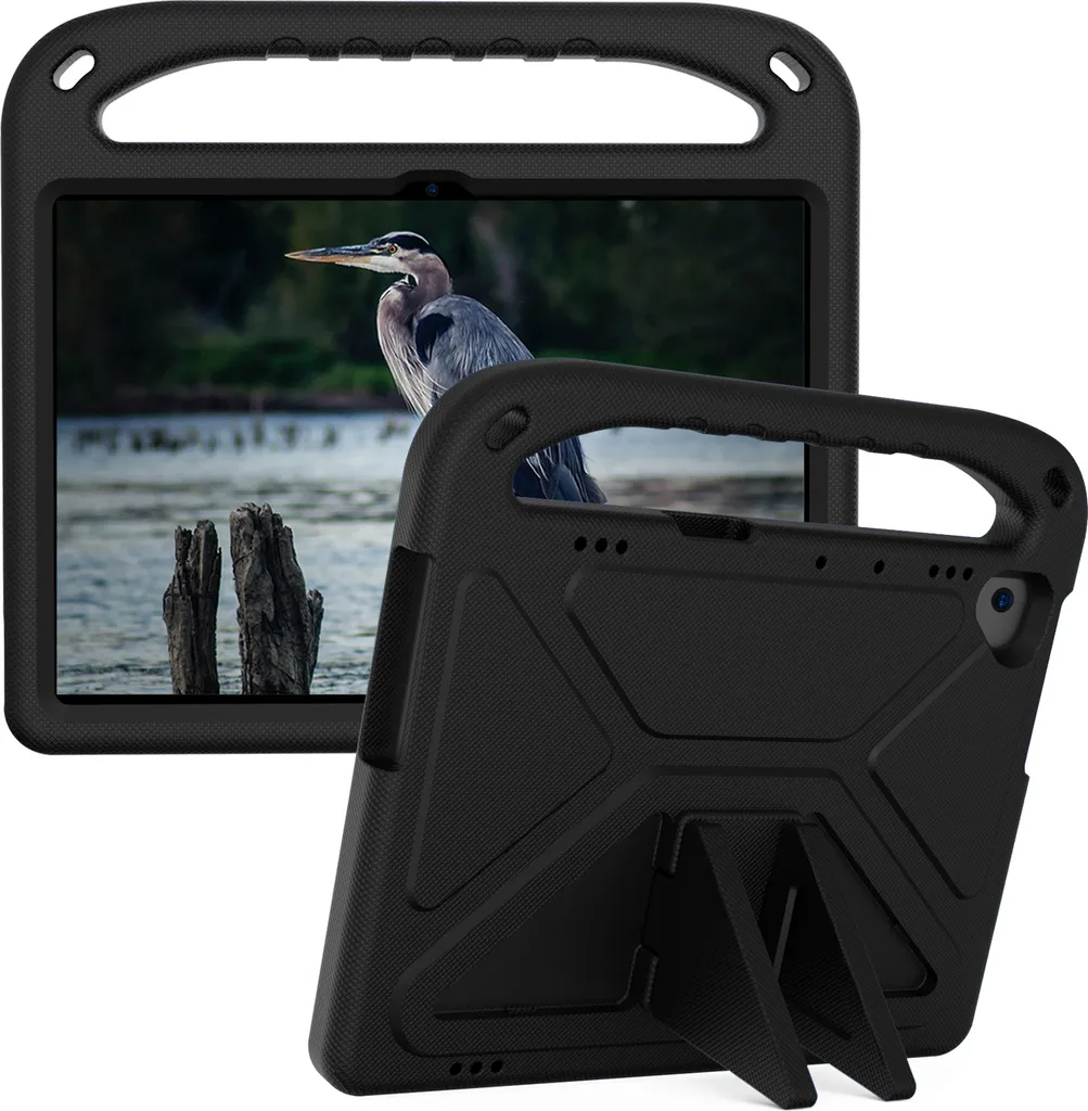 Custodia protettiva per Huawei Mediapad T5 10,1", leggera custodia per bambini in EVA con maniglia e supporto Nero