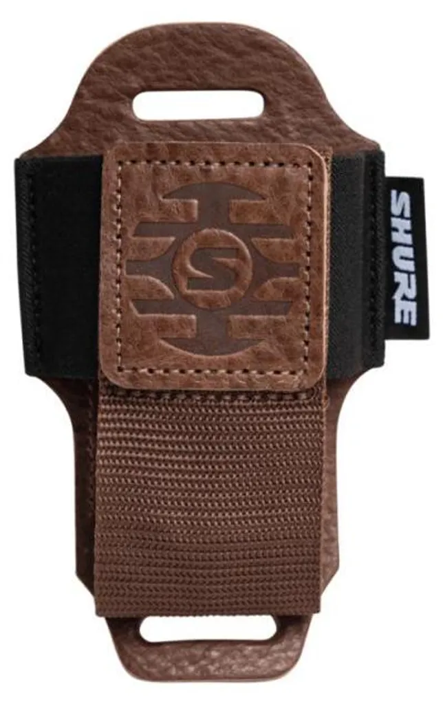 Étui SH-BODYPACK-PBN-L Anti-Chute pour Émetteur HF sans Fil Marron Robuste