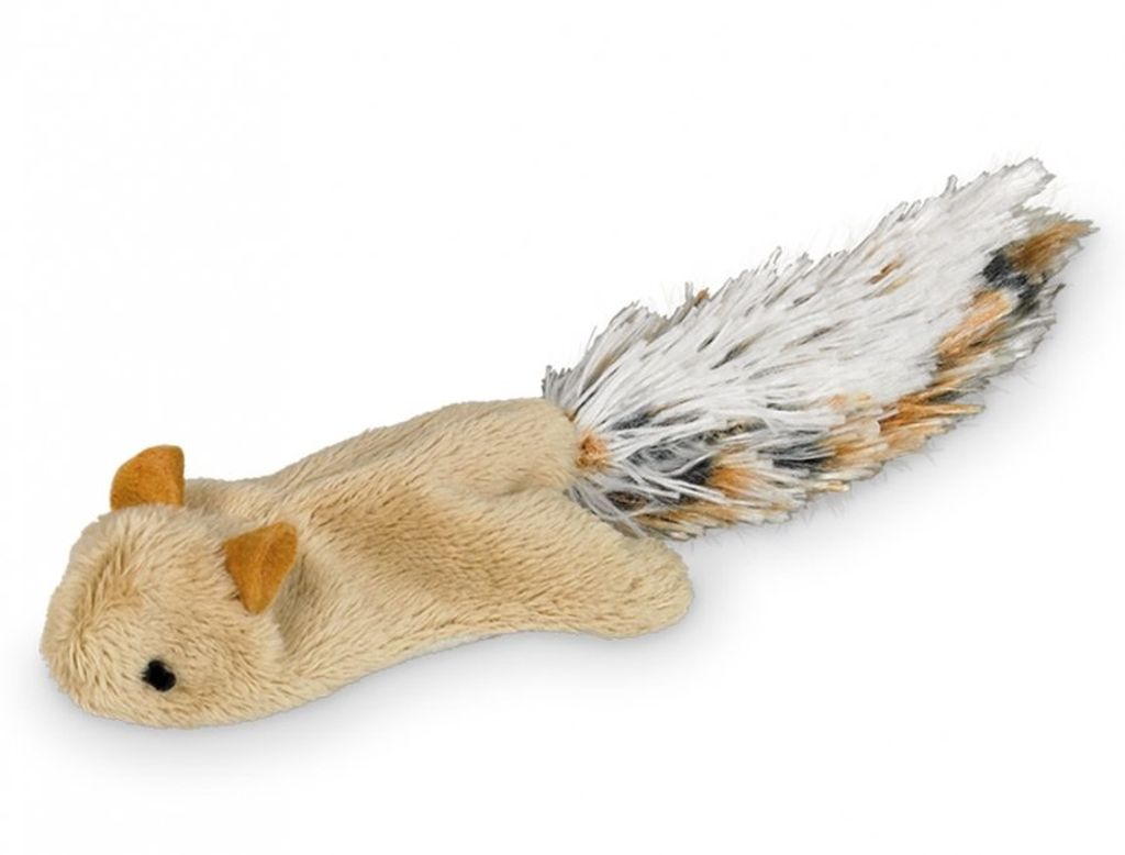 Scoiattolo di peluche Nobby con erba gatta 18 cm Immagine del prodotto 