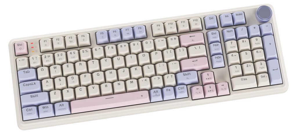 REDRAGON EISA 100 K768VI-WL, RGB, 1,5 m, 1,12 kg, 1,12 kg, Zdjęcie produktu 