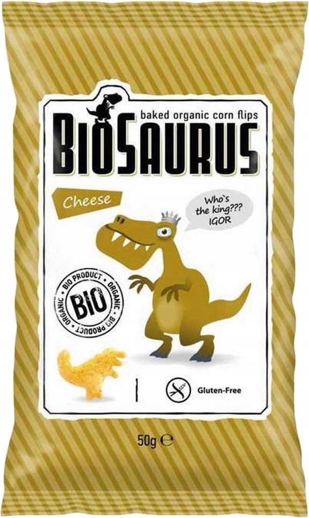 Dinosaurs Mais-Chips mit Käsegeschmack, Glutenfrei, , 50 g