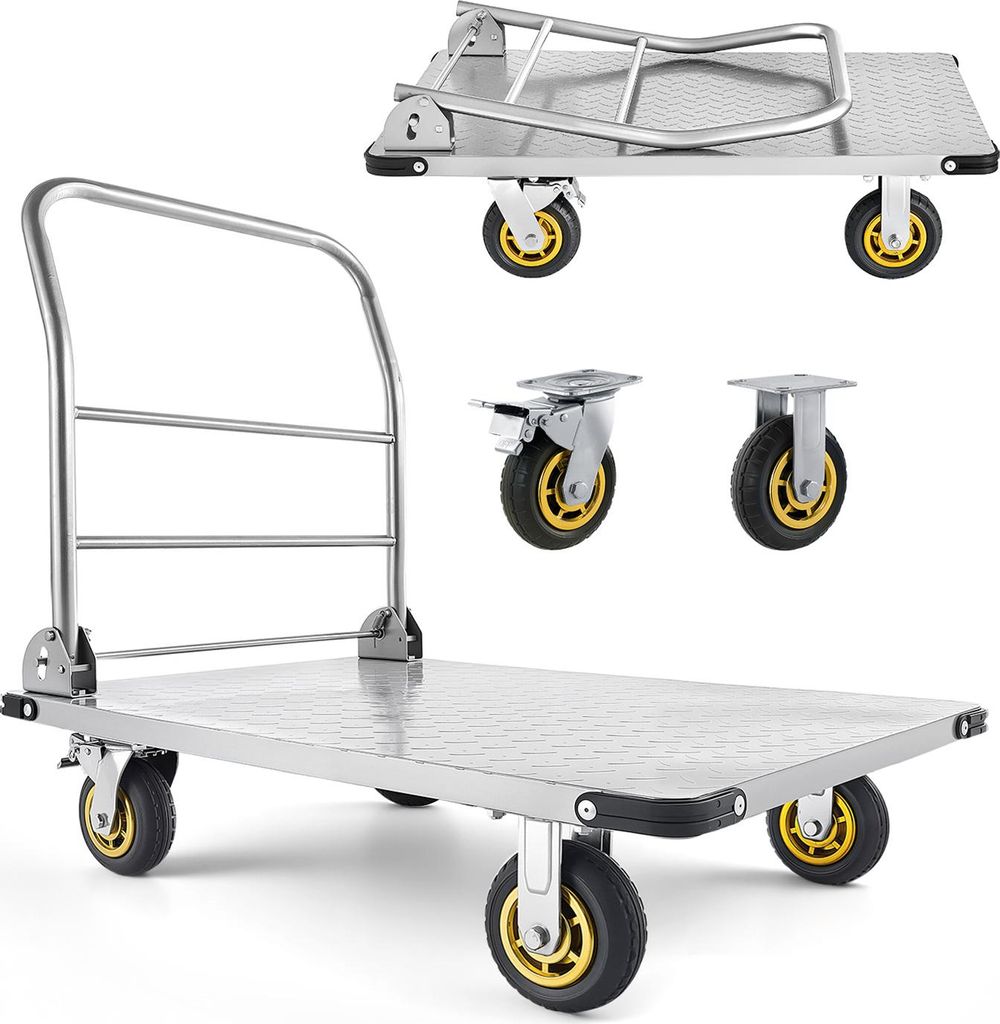 Carrello pieghevole VEVOR da 907 kg, carrello di trasporto Immagine del prodotto 