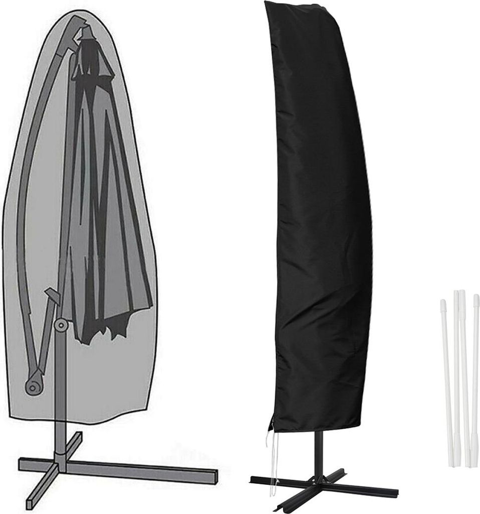 Faziango Sonnenschirm Abdeckung bis Ø300-350 cm mit Stab Produktbild 