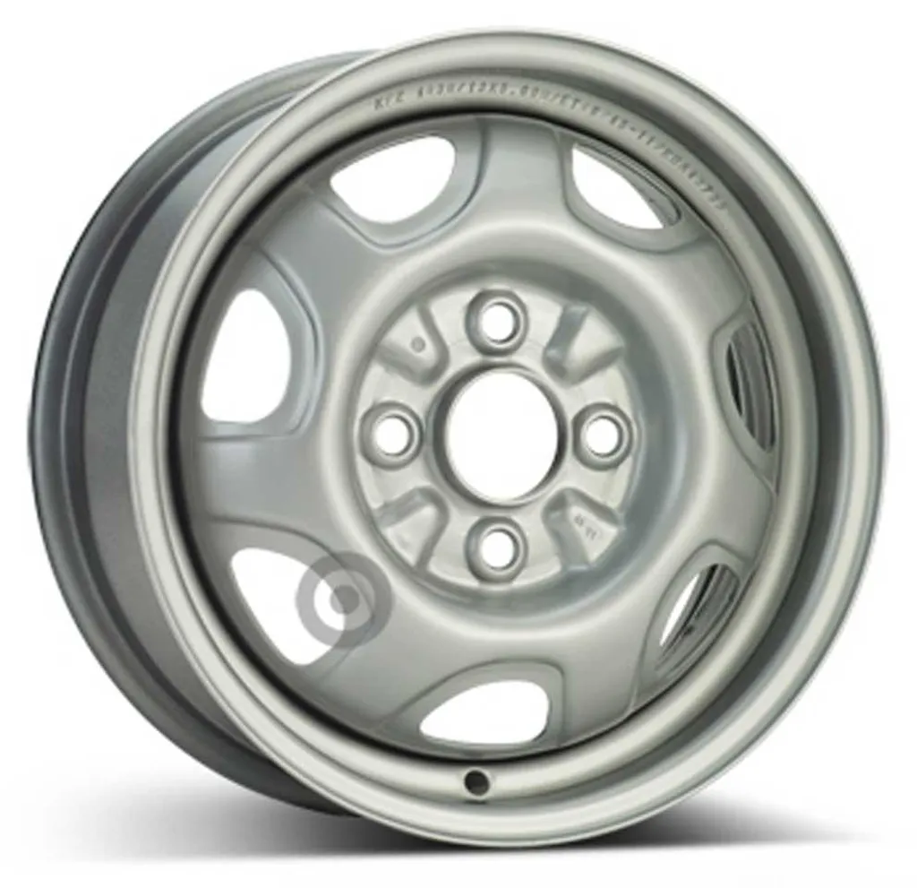 Roue de secours en acier 13 pouces Alcar 4030 Argent Entraxe 4x100