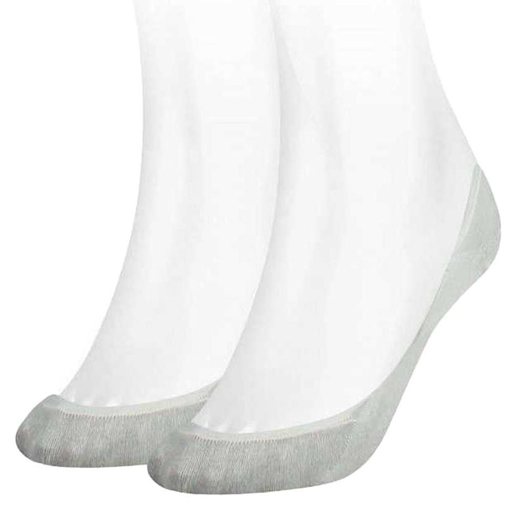 Tommy Hilfiger - Liner Socken für Damen, Baumwollmischung (2er-Pack) NA706 (35 EU - 38 EU) (Weiß)