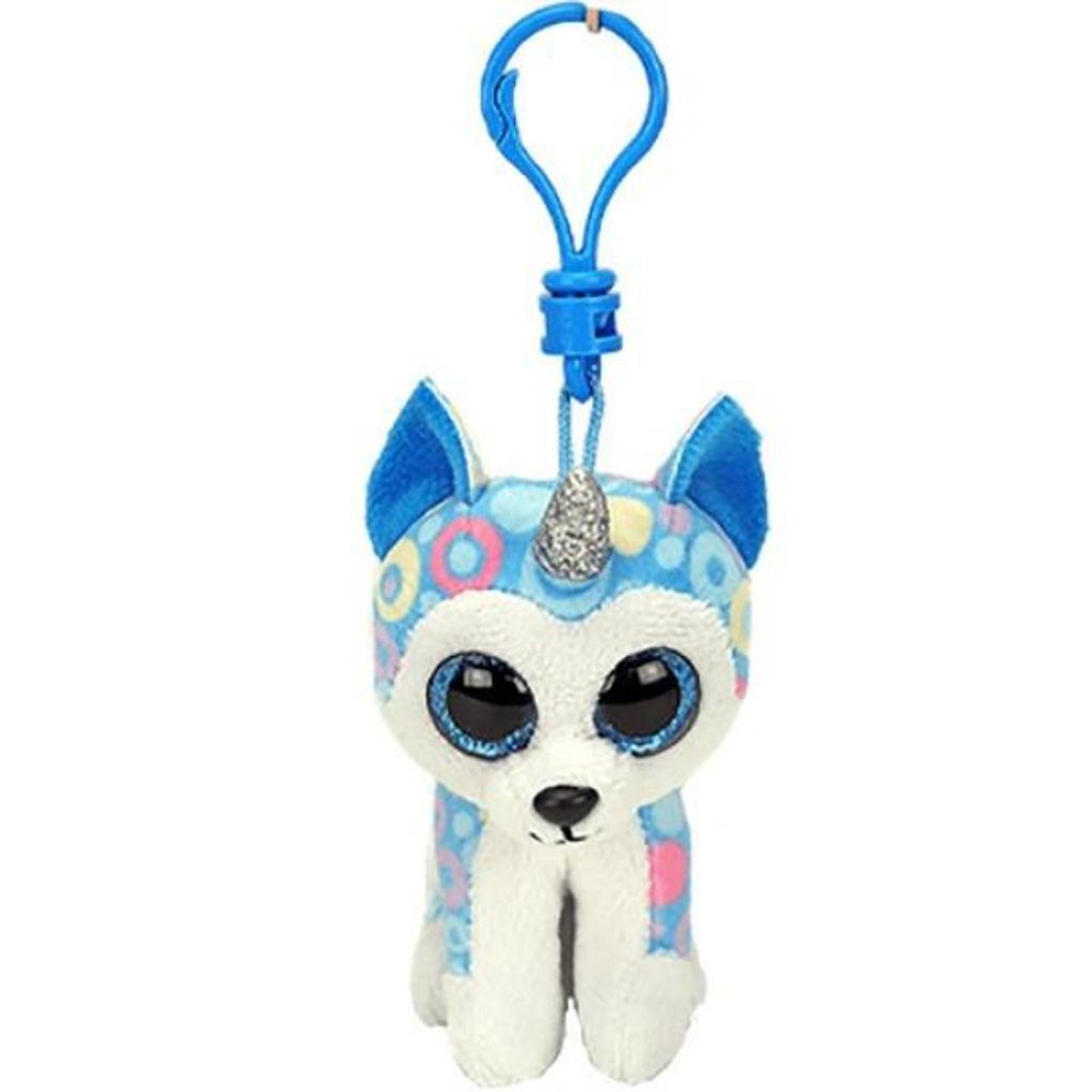 Ty UK Ltd- Helena Husky mit Horn Llavero, Multicolor (35235) TY UK Ltd