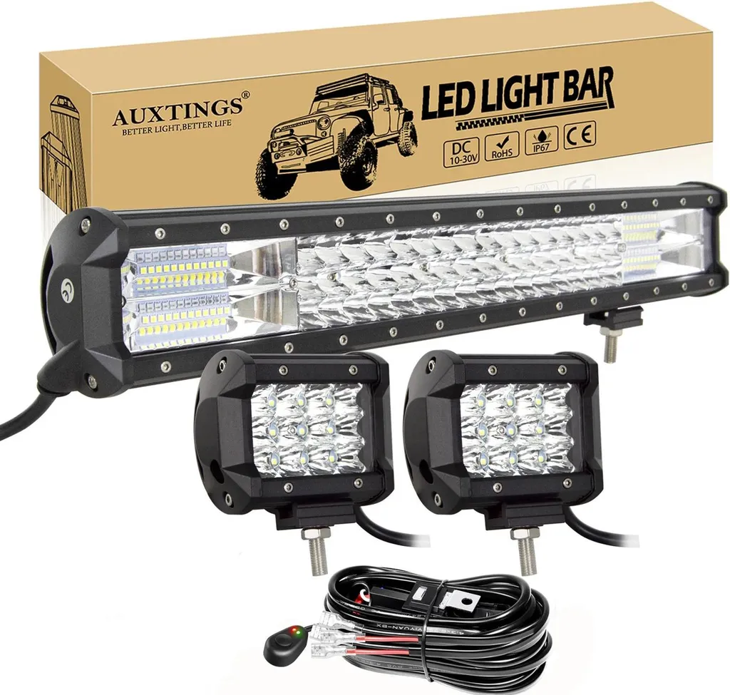 Barre de toit LED 2X36W étanche pour corriger le manque de visibilité nuit