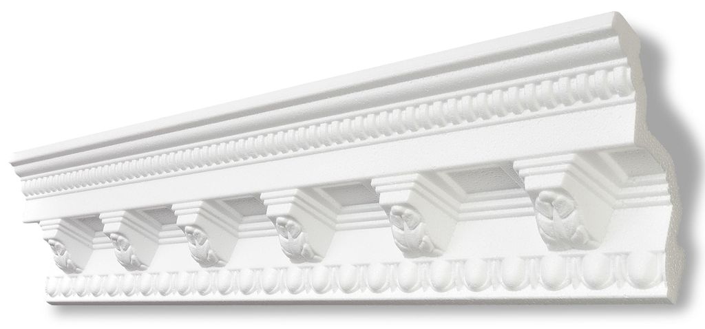 Decosa Zierprofil G33, weiß, 100 x 100 mm, Länge: 2 m - 05 Produktbild 