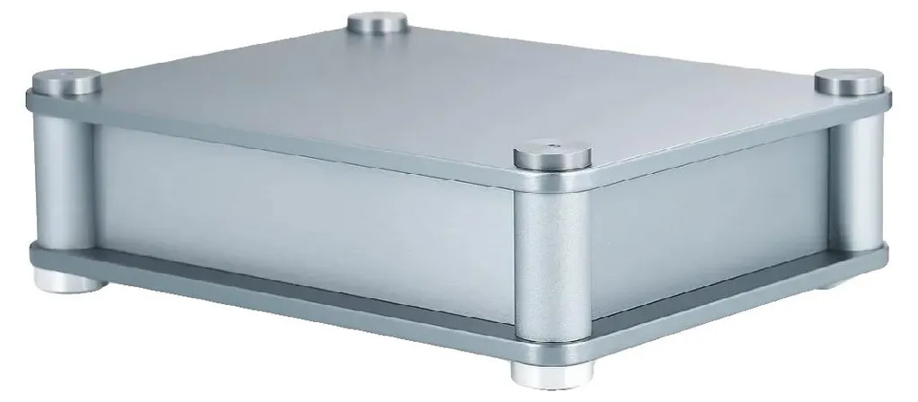 Châssis audio pour préampli DIY aluminium 220x280x87mm épaisseur 8mm complet