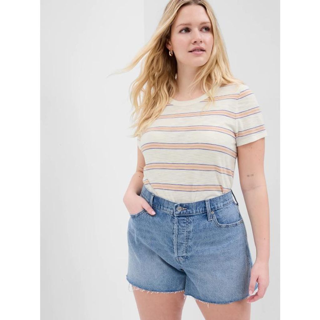 GAP Gestreiftes T-Shirt 554980-05__XXS
