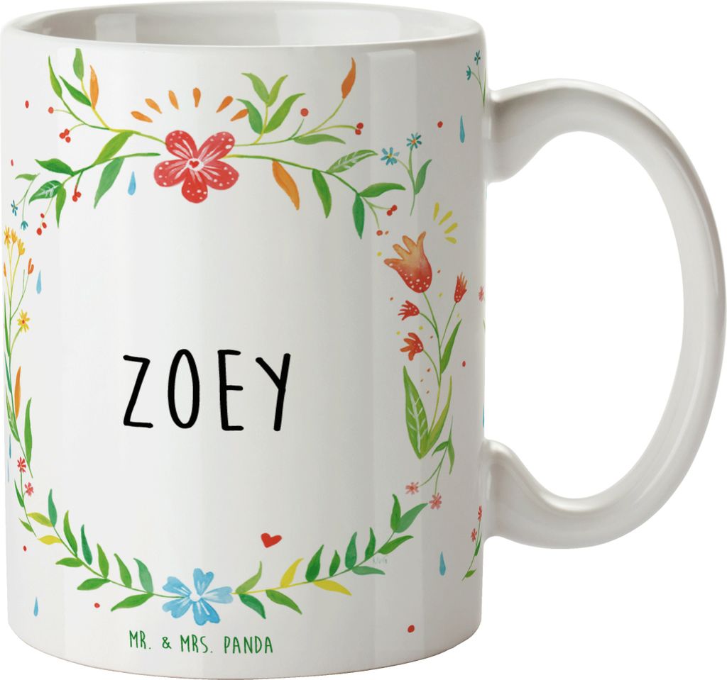 Mr. & Mrs. Panda Becher Zoey - Geschenk, Teetasse, Kaffeebecher, Pott, Tasse, Kaffeetasse