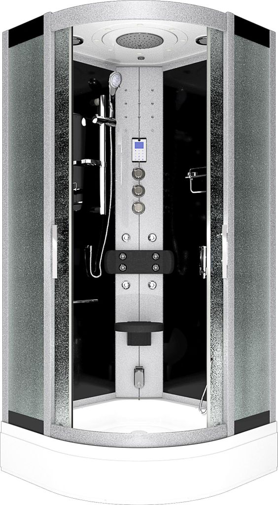 Dampfdusche Duschtempel Sauna Dusche Duschkabine D46-63M3 100x100 cm
