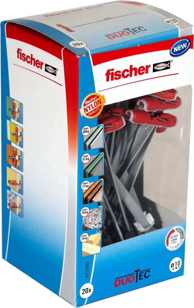 fischer Duotec 10 S PH, confezione da 10 pezzi. Immagine del prodotto 