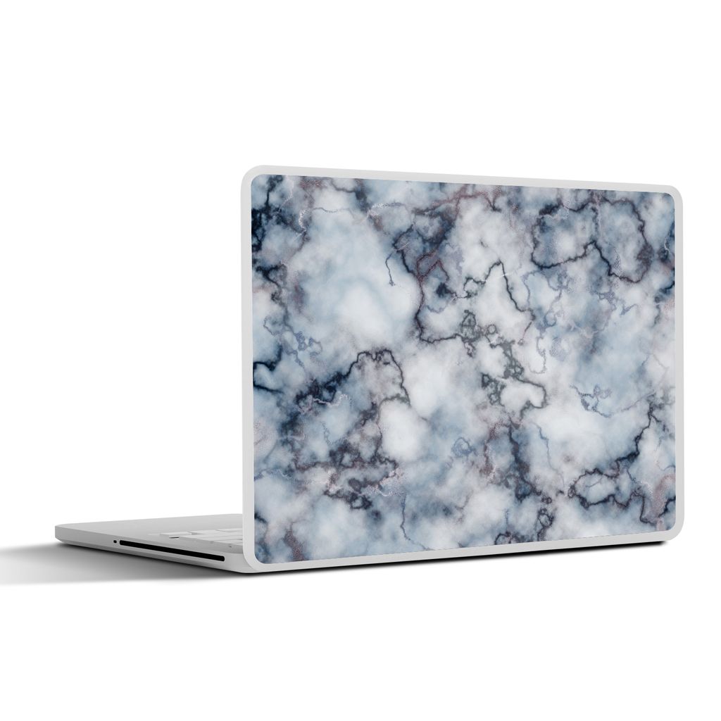MuchoWow Laptop Aufkleber Sticker Cover Marmor - Steine - Achat 25x18 cm - Laptop-Deko