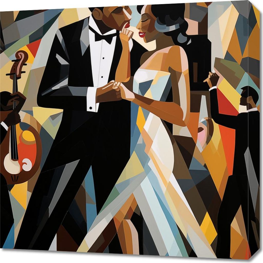 Bild 60x60cm Jazzige Abendharmonie