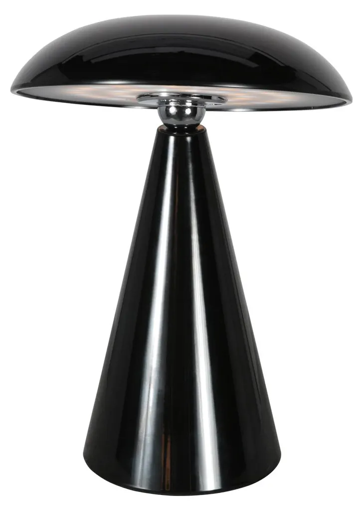 Anne Lighting Mush 4856ZW - Petite Lampe de Table Rechargeable LED Noire