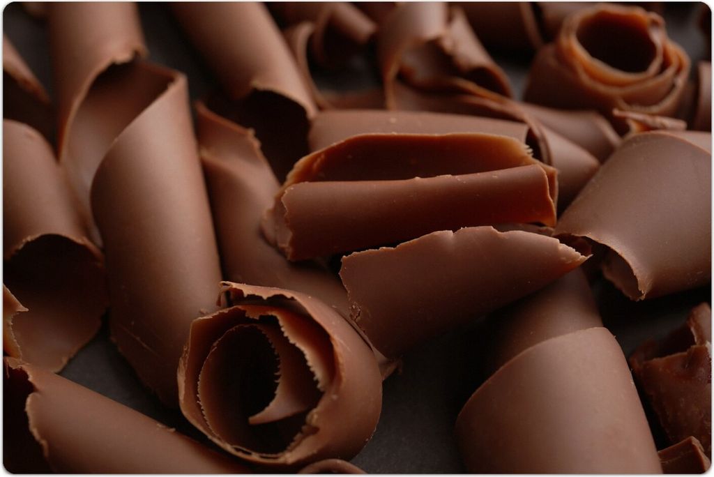 Küchenmatte 60x90 cm Vinylmatte Bodenmatte Dekoration - Schokolade Locken