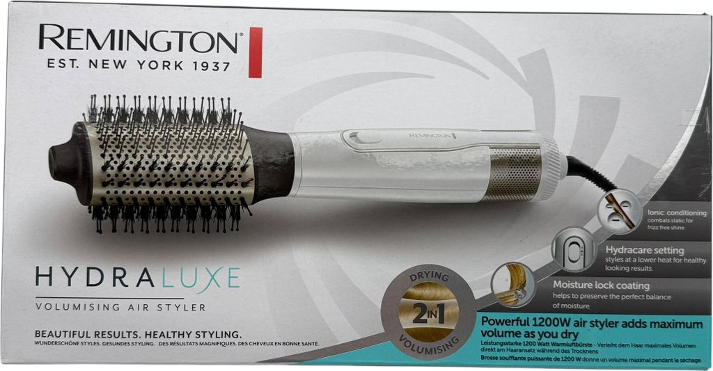 Remington Hydraluxe Ionic Hot Air Brush 2w1 Suszarka do Zdjęcie produktu 12