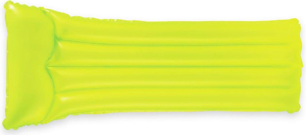 Plážový nafukovací matrac 183x76cm neónový Intex žltý Obrázok produktu 