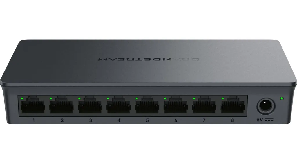 Switch Ethernet Gigabit 8 Ports Grandstream GWN7701 Boîtier Métallique