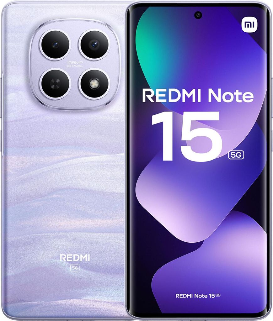Xiaomi Redmi Note 15 5G 8 GB/256 GB Viola Immagine del prodotto 