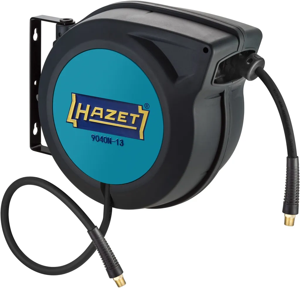 HAZET Enrouleur de tuyau air comprimé et eau 15m 20 bar 1/2 pouce