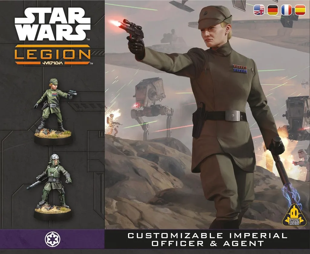 Figurine Star Wars Legion Extension Officier et Agent de Combat - 7