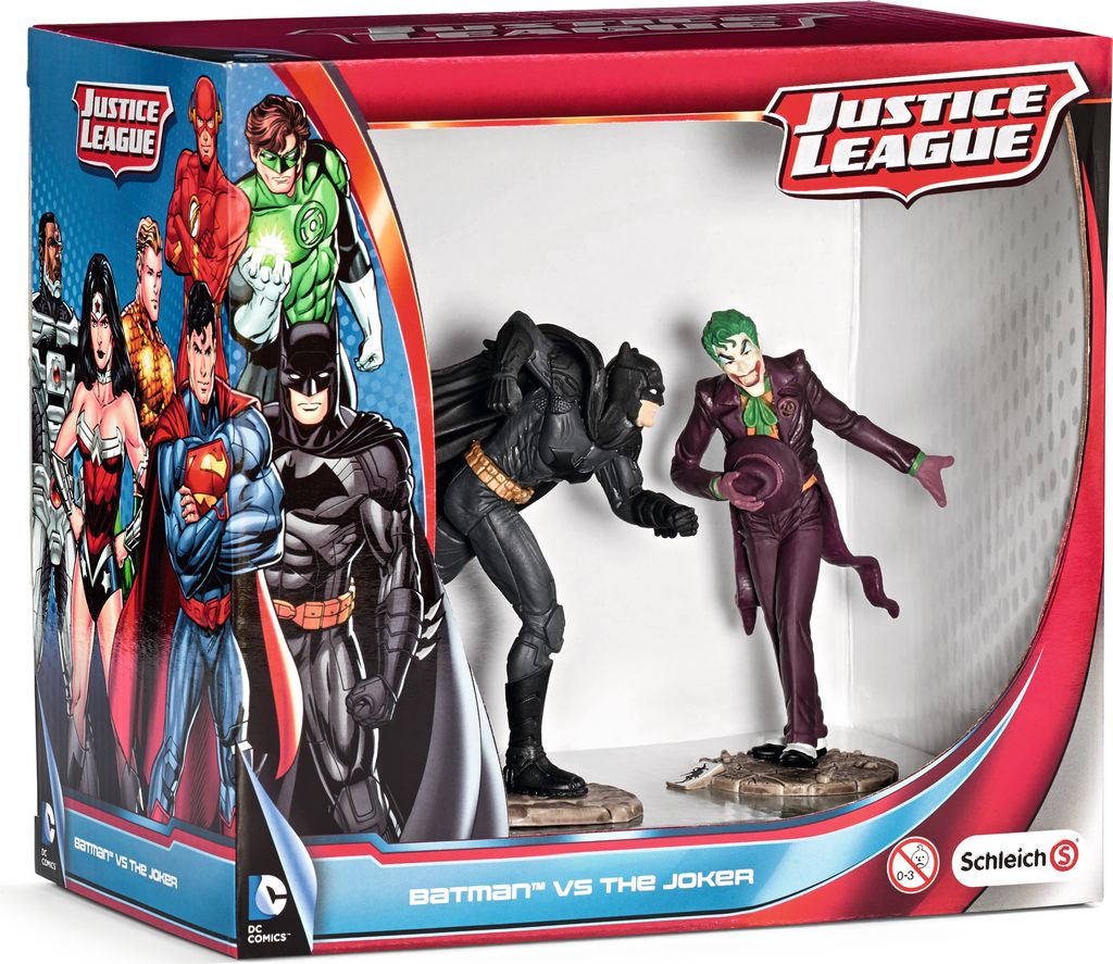 Schleich - Tierfiguren, Scenery Pack BATMAN vs. THE JOKER; Produktbild 