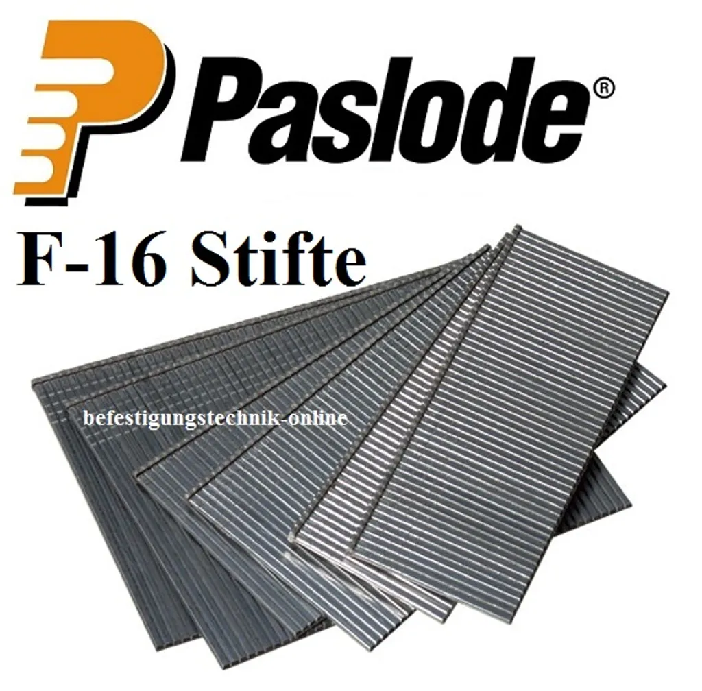 Clous Brads F16 45mm galvanisés BR-04 pour cloueur Paslode - 5000 pcs