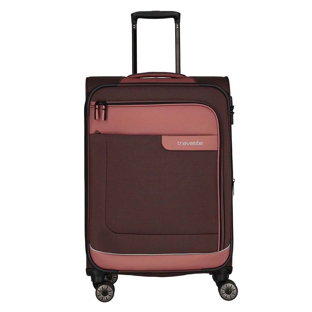 travelite VIIA 4W Trolley Spring Rose hellrot 67cm Produktbild 
