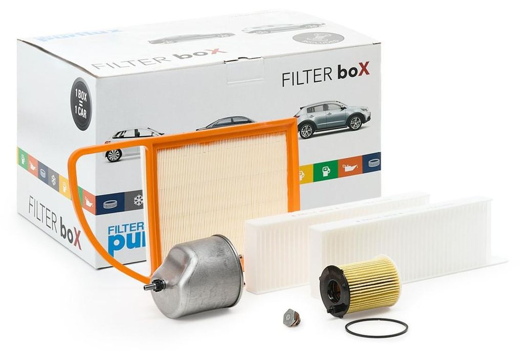 PURFLUX Filterset Inspektionspaket Filtersatz für OPEL COMBO Großraumlimousine (X19) passend für PEUGEOT 5008 (0U, 0E) PARTNER Tepee 3008 (0U)