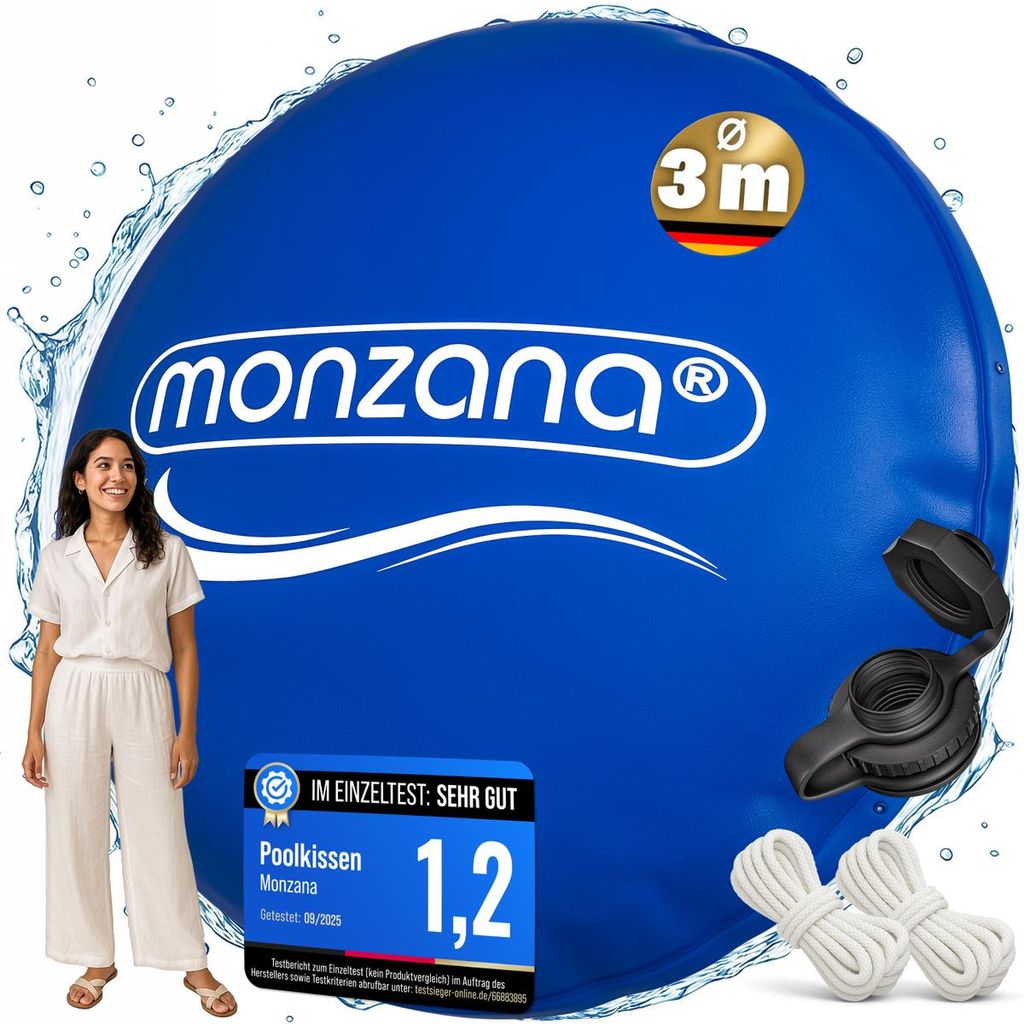 MONZANA Zwembadkussen, wintermodel, XXL, chloorbestendig, 3 Productafbeelding 