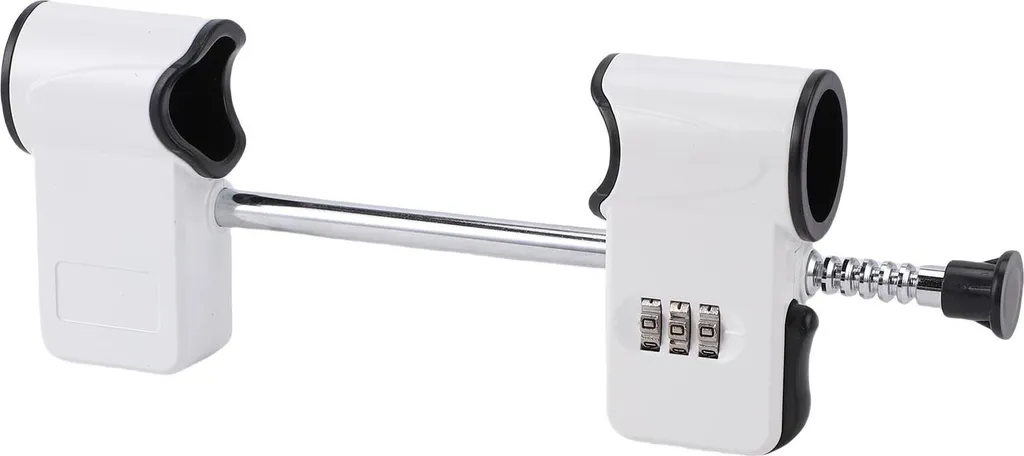 Verrou code 3 chiffres barre rétractable acier allié pour la maison