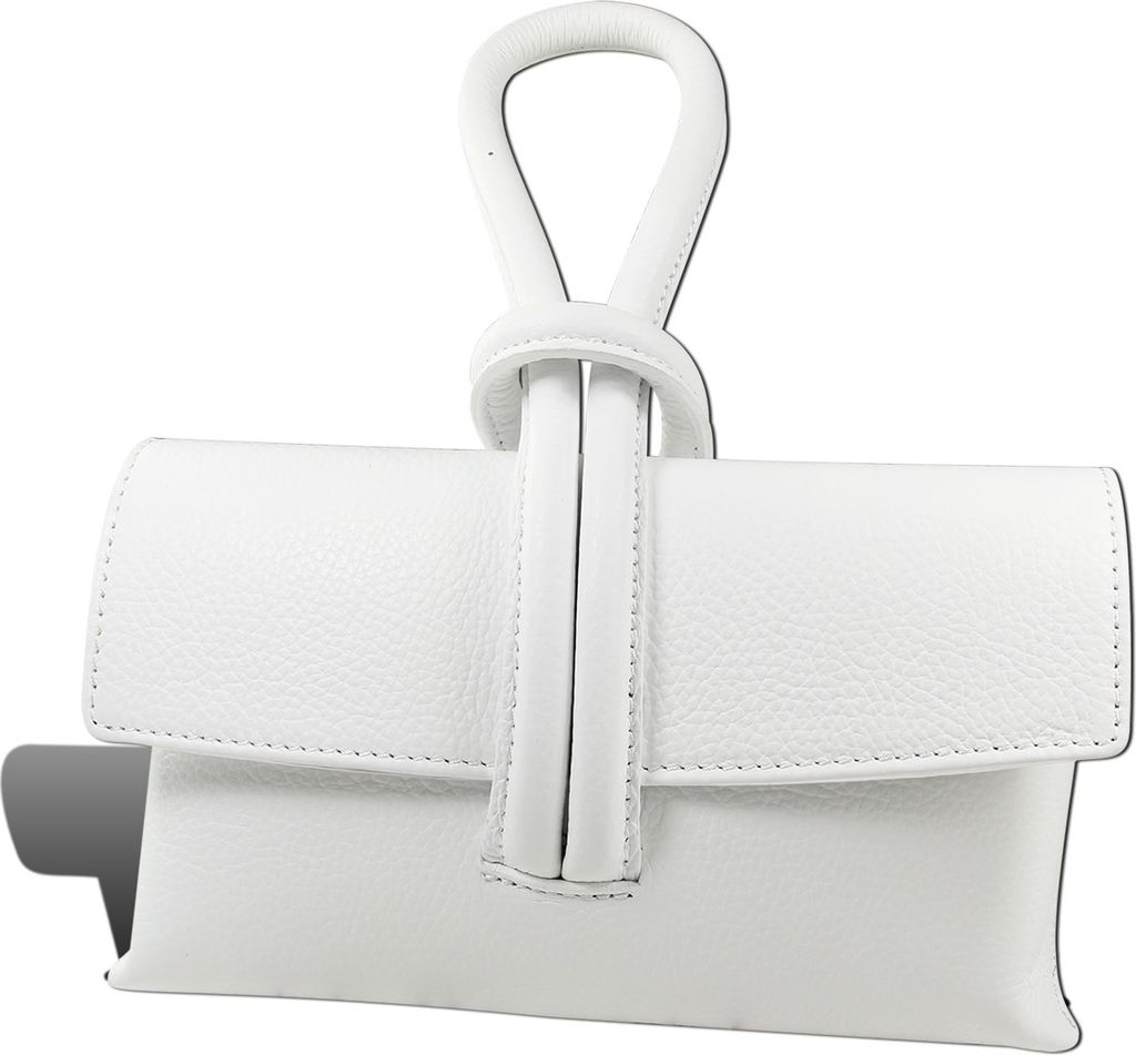 Abendtasche weiß Toscanto Tasche Leder D2OTT834AW