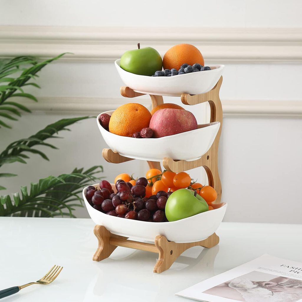 Luxe Obstschale – Obstkorb – Obstschälchen – Obst Aufbewahrung – Obstschale – Obstkorb – Luxe Obst Etagere
