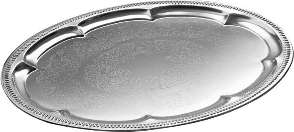 APS 391 Partyplatte CLASSIC, 46 x 34 cm, Metall, vernickelt Produktbild 
