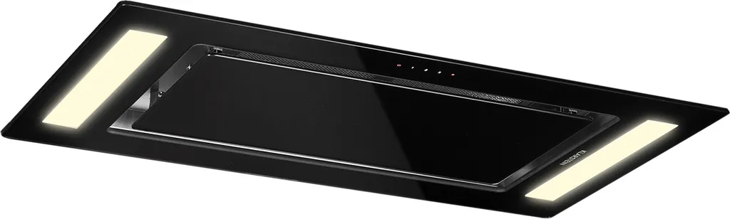 Klarstein Hotte Encastrable 90 cm - 620 m³/h Puissance de 230W Noire