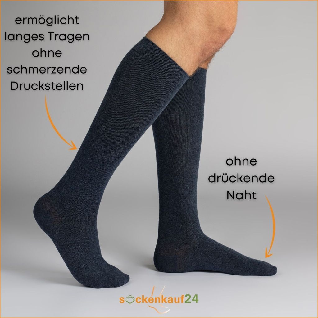 2 I 4 Paar Stützstrümpfe Reisestrümpfe Kompressionsstrümpfe Produktbild 6