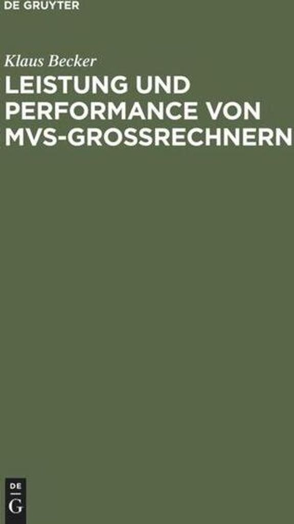 Leistung und Performance von MVS-Großrechnern