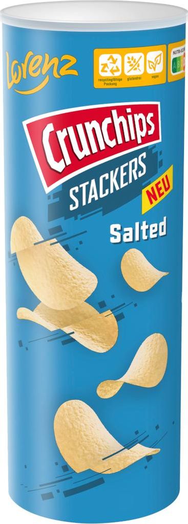 Crunchips Stackers Salted 175g Produktbild 