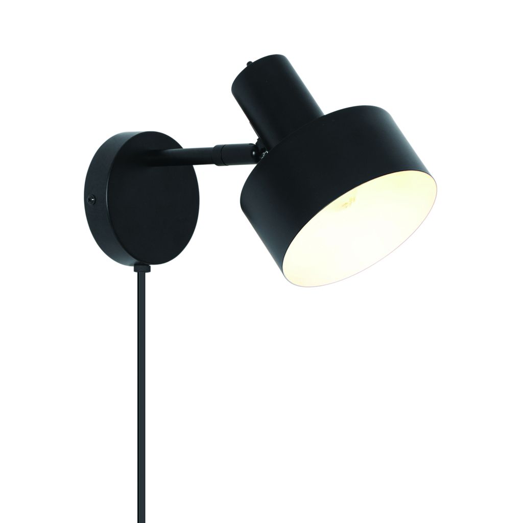 Nordlux - Wandleuchte Matis - Schwarz - 27x17 cm Produktbild 