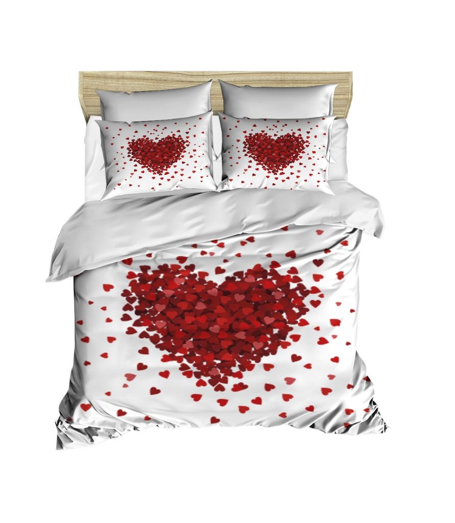 L'Essentiel Linge de Maison, 206, King-Size-Bettbezug-Set (FR), 100 % POLYESTER-MICROSATIN, Weiß, 240 x 220 cm