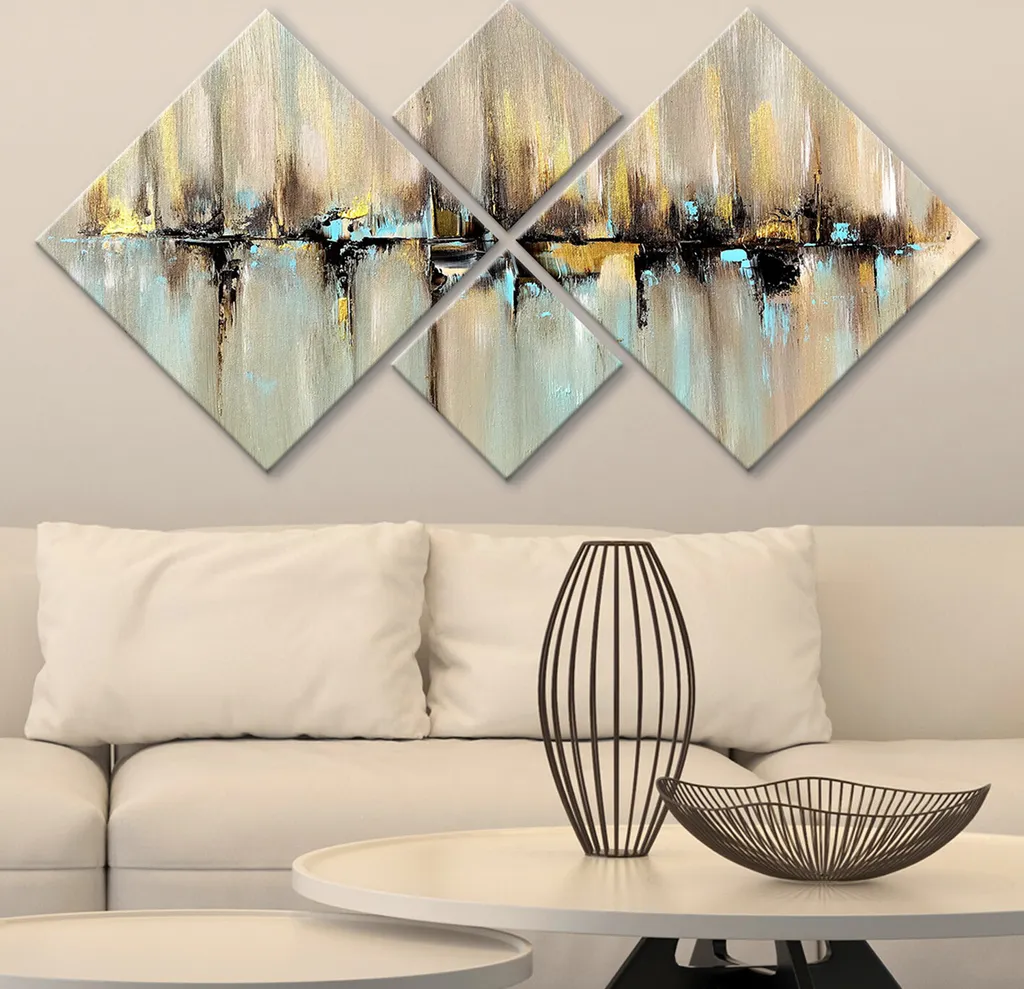 Arreda con Wallity: Quadro in MDF 60x115 cm Multicolore di Design