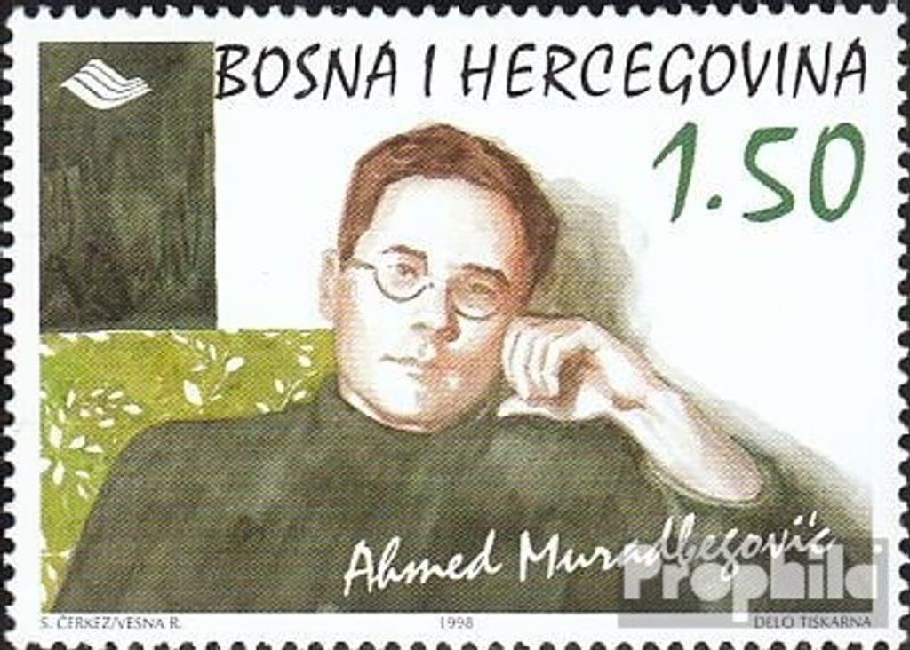 Briefmarken Bosnien-Herzegowina 1998 Mi 123 (kompl.Ausg.) postfrisch A. Muradbegovic