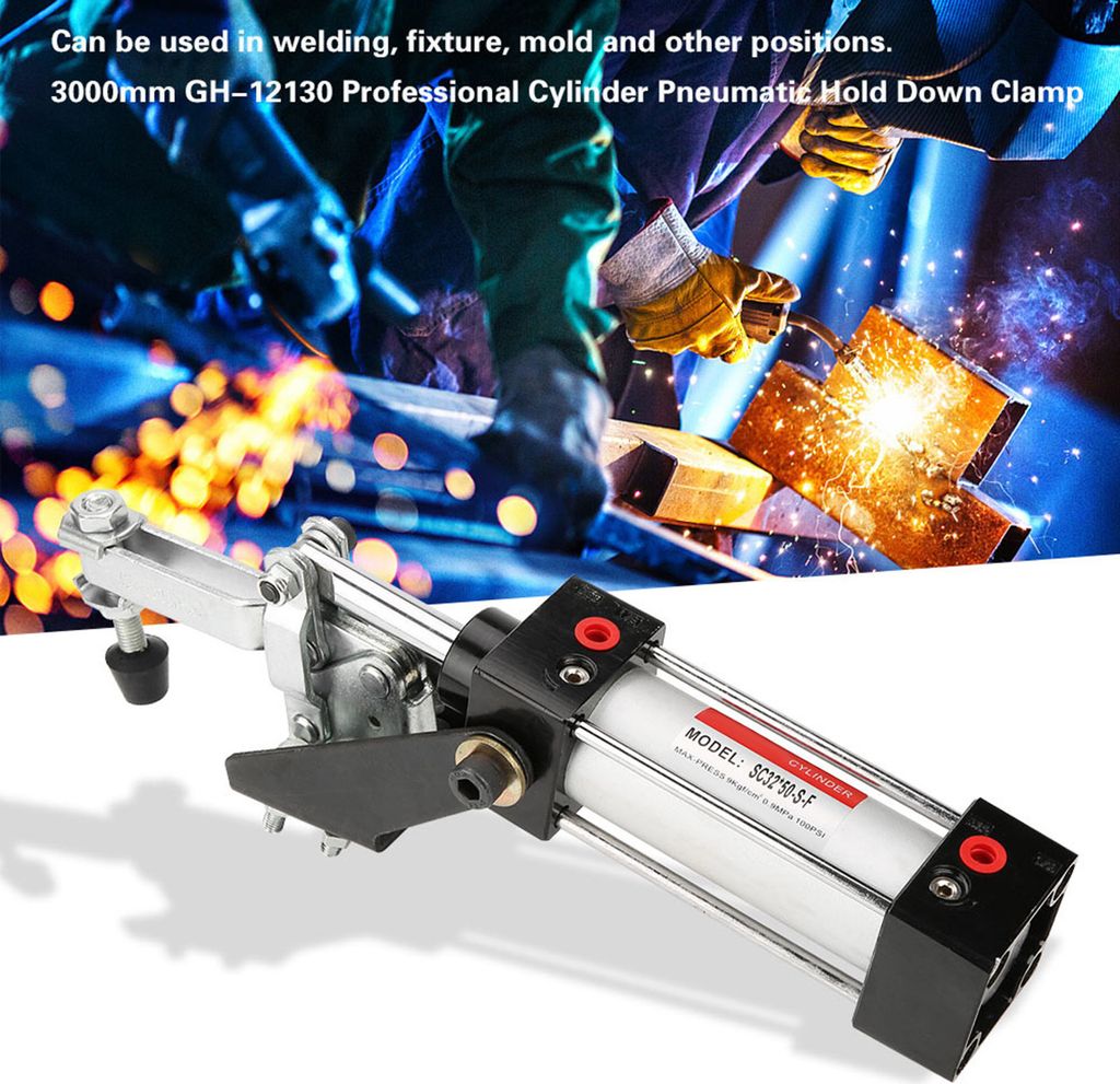 300mm GH-12130 Professioneller Pneumatik-Zylinder-Niederhaltebügel