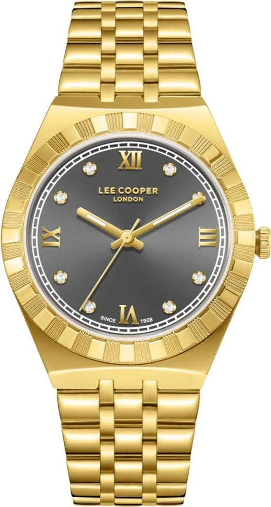 Montre dorée pour femme Lee Cooper LC08059.160 accessoire de mode chic